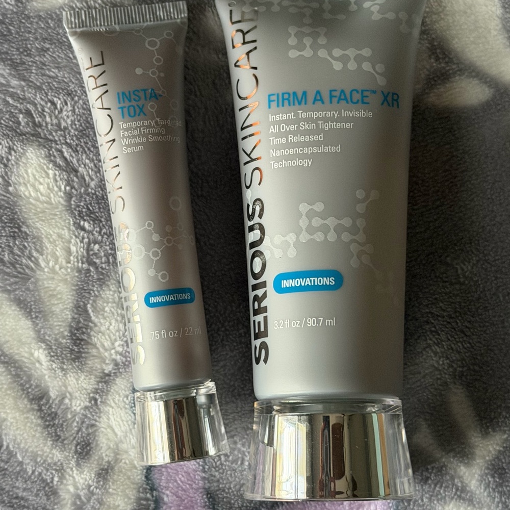 Serious Skincare bundle Firm A Face XR + Insta-Tox Serum 2 pack